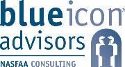 Blue Icon Advisors, NASFAA Consulting Logo